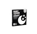 Set 20 carduri, stimulare vizuala bebe, Black and White Visual Card, 14 cm, 3 luni +