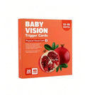 Set 20 carduri, stimulare vizuala bebe, Trigger Cards,14 cm, 12 luni+