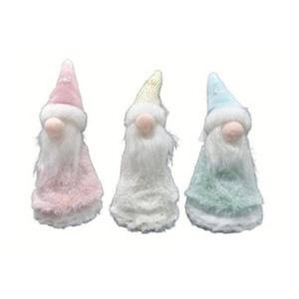 Set 3 Figurine , Mos Craciun , Decoratiuni de Craciun , 20 cm