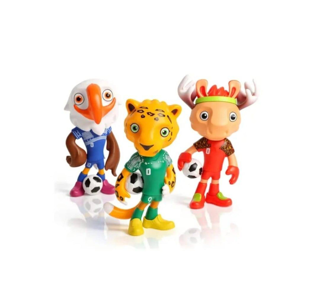Set 3 Figurine, Cupa Mondiala, FIFA 2026, multicolor, 10.5 cm