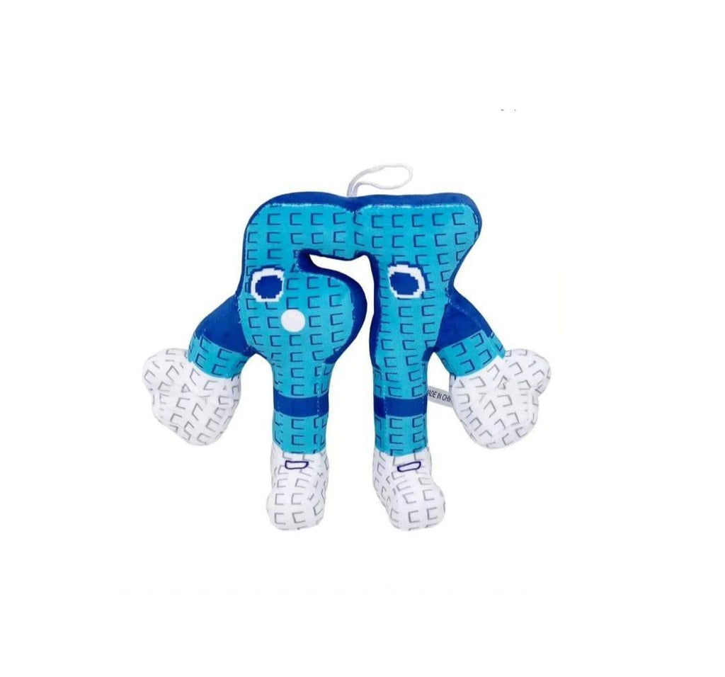 Set 3 Figurine de plus, Brainrot Rainbow 67, multicolor, 24 cm
