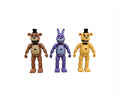 Set 3 Figurine Freddy, prietenii lui Bonnie, multicolor/galben, 17 cm