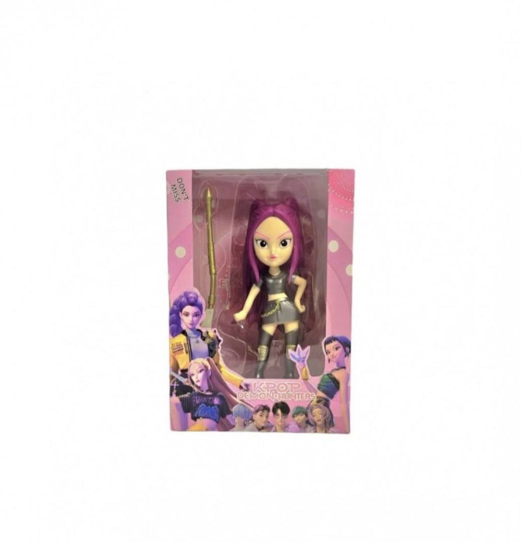 Set 3 figurine, K Pop Demon Hunter Girl, MASHASHOP, roz/multicolor, 18 cm