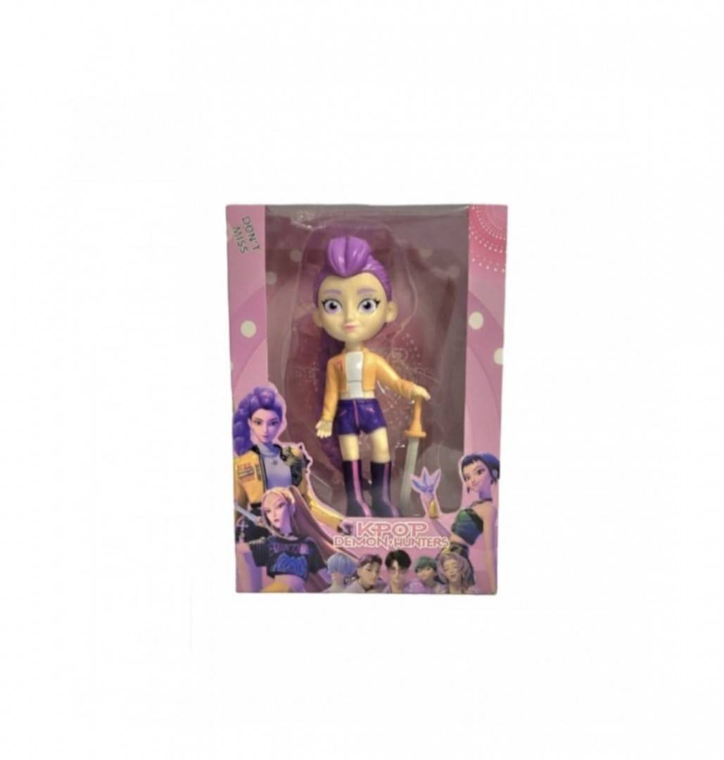 Set 3 figurine, K Pop Demon Hunter Girl, multicolor, 18 cm