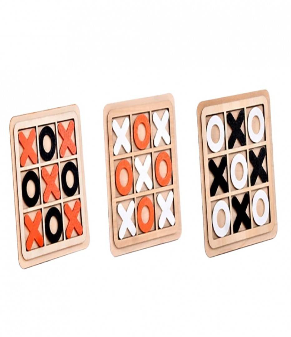 Set 3 Jocuri, X si O, multicolor, 14 cm