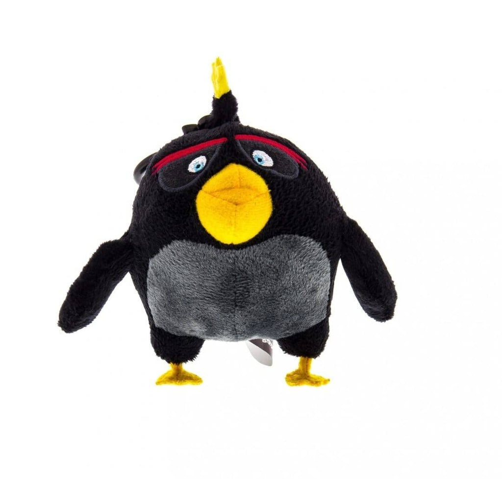 Set 3 Jucarii de plus, Angry Birds, tip breloc, multicolor, 12 cm