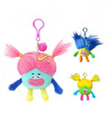 Set 3 Jucarii de plus, Funny Ugly Key Chain, tip breloc, multicolor, 15 cm