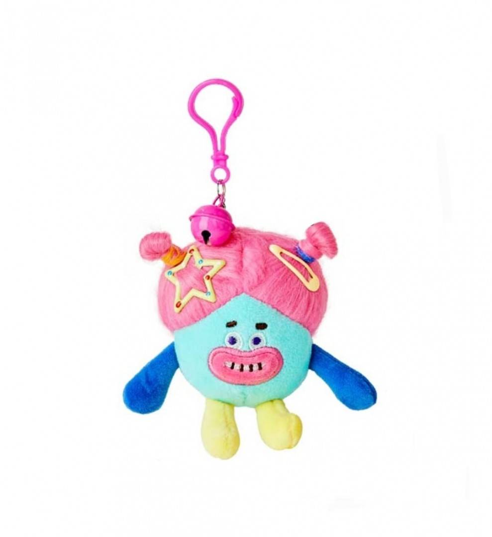 Set 3 Jucarii de plus, Funny Ugly Key Chain, tip breloc, multicolor, 15 cm