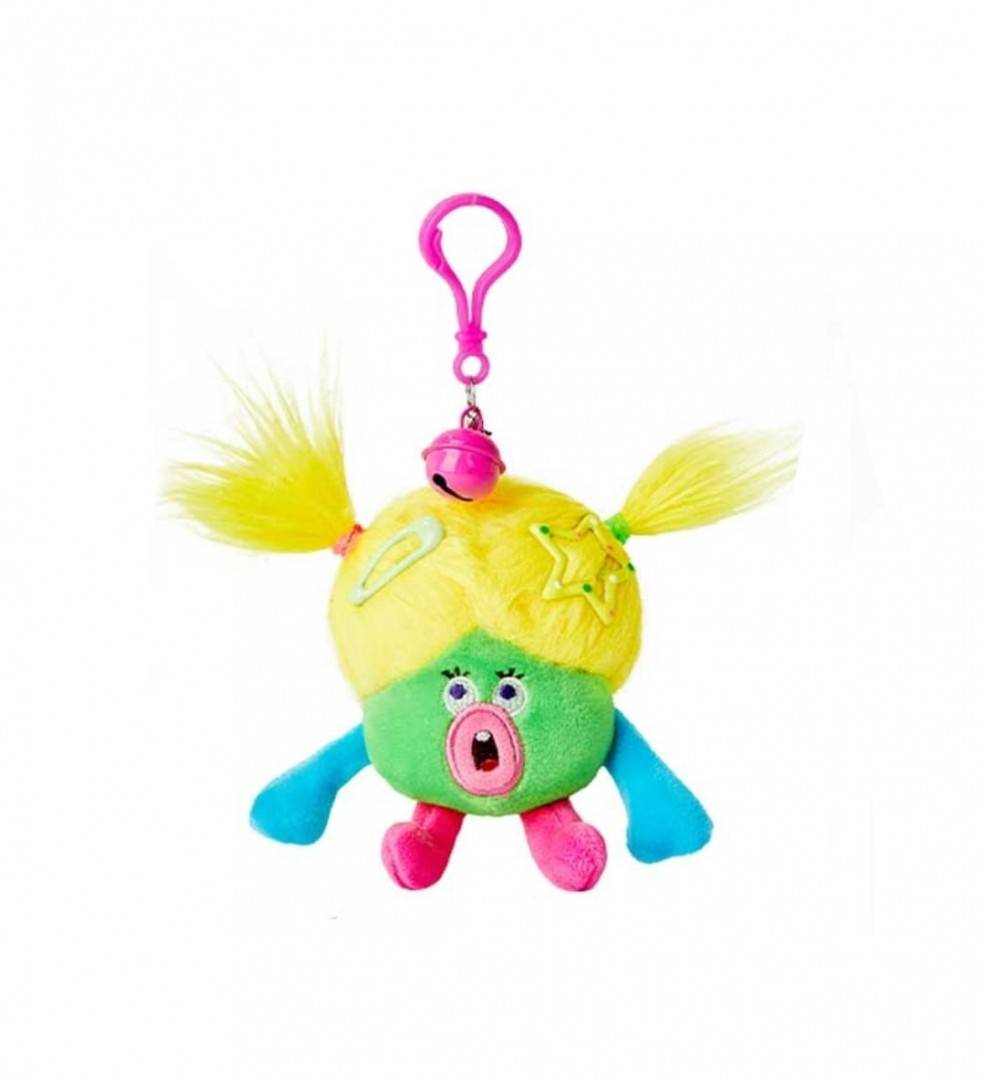 Set 3 Jucarii de plus, Funny Ugly Key Chain, tip breloc, multicolor, 15 cm