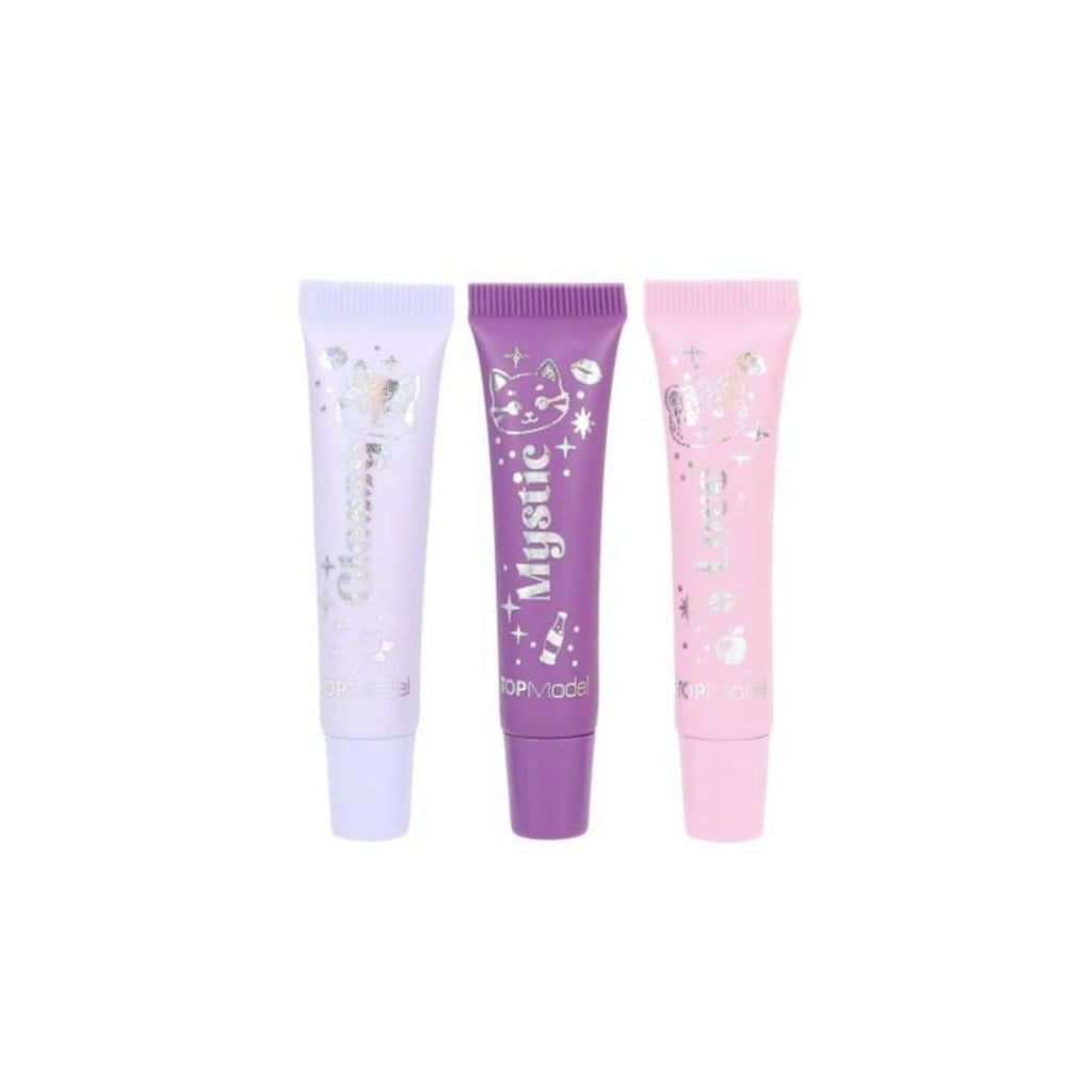 Set 3 luciu de buze, Top Model, parfum delicat