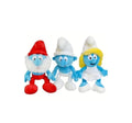 Set 3 Mascote de plus, Strumf, multicolor, 25 cm