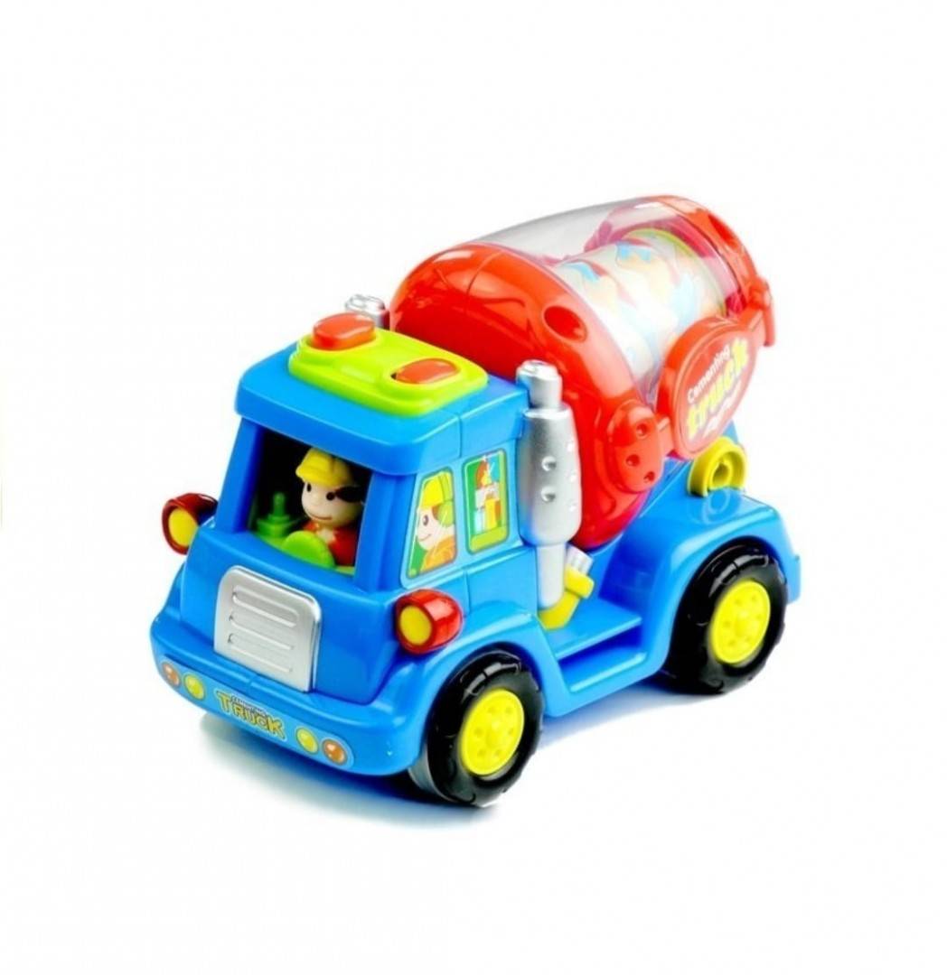 Set 3 Masinute utilitare interactive pentru copii, Hola, multicolor, 12 cm