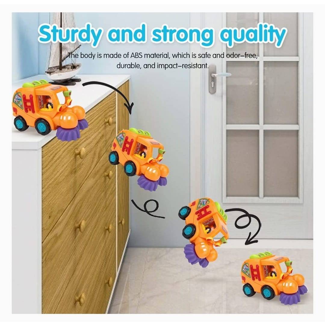 Set 3 Masinute utilitare interactive pentru copii, Hola, multicolor, 12 cm