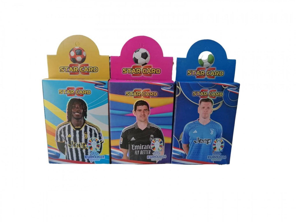 Set 3 Pachete Cartonase, World Cup Football Stars 2024, Germany, 90 cartonase, multicolor