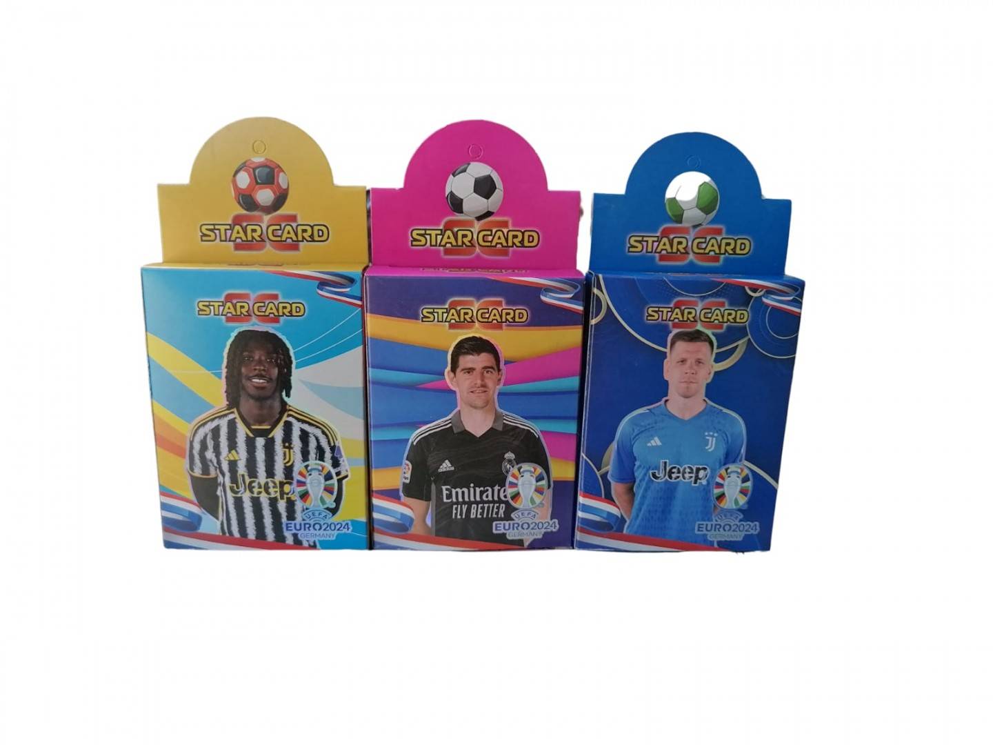 Set 3 Pachete Cartonase, World Cup Football Stars 2024, Germany, 90 cartonase, multicolor