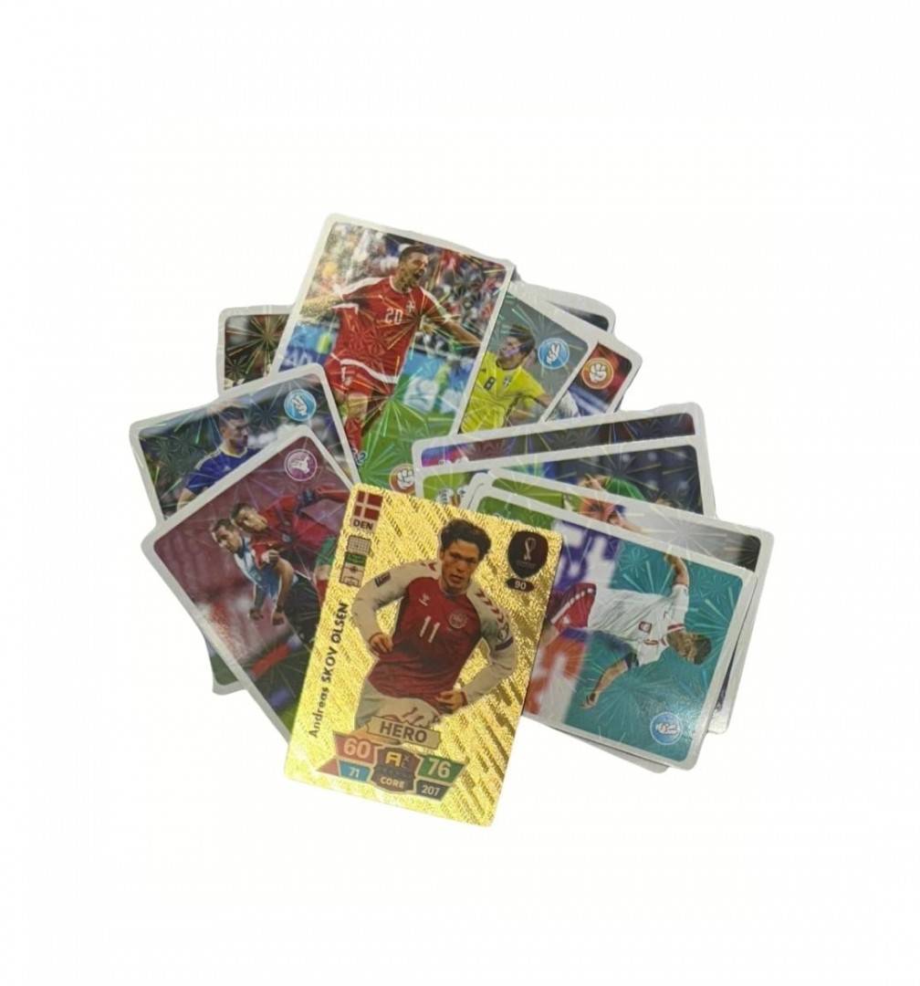 Set 3 Pachete Cartonase, World Cup Football Stars 2024, Germany, 90 cartonase, multicolor