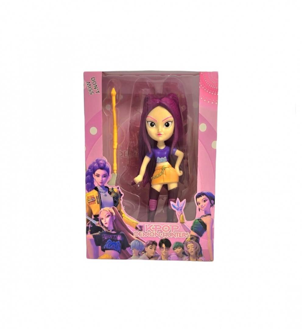 Set 3 figurine, K Pop Demon Hunter Girl, multicolor, 18 cm