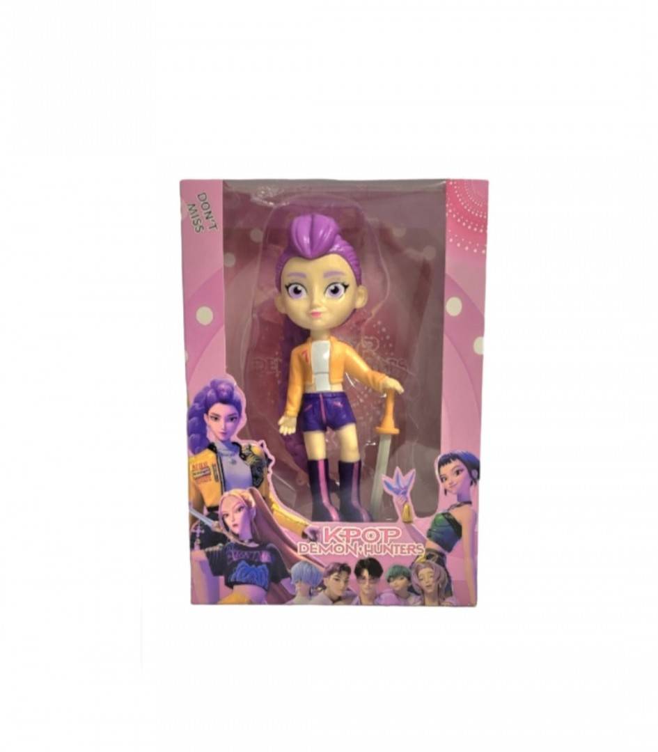 Set 3 figurine, K Pop Demon Hunter Girl, multicolor, 18 cm