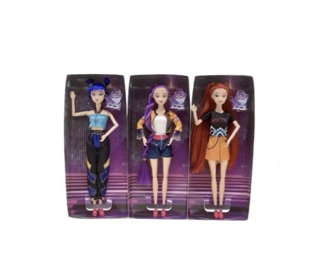 Set 3 Papusi, K Pop Demon Hunter Girl, multicolor, 30 cm