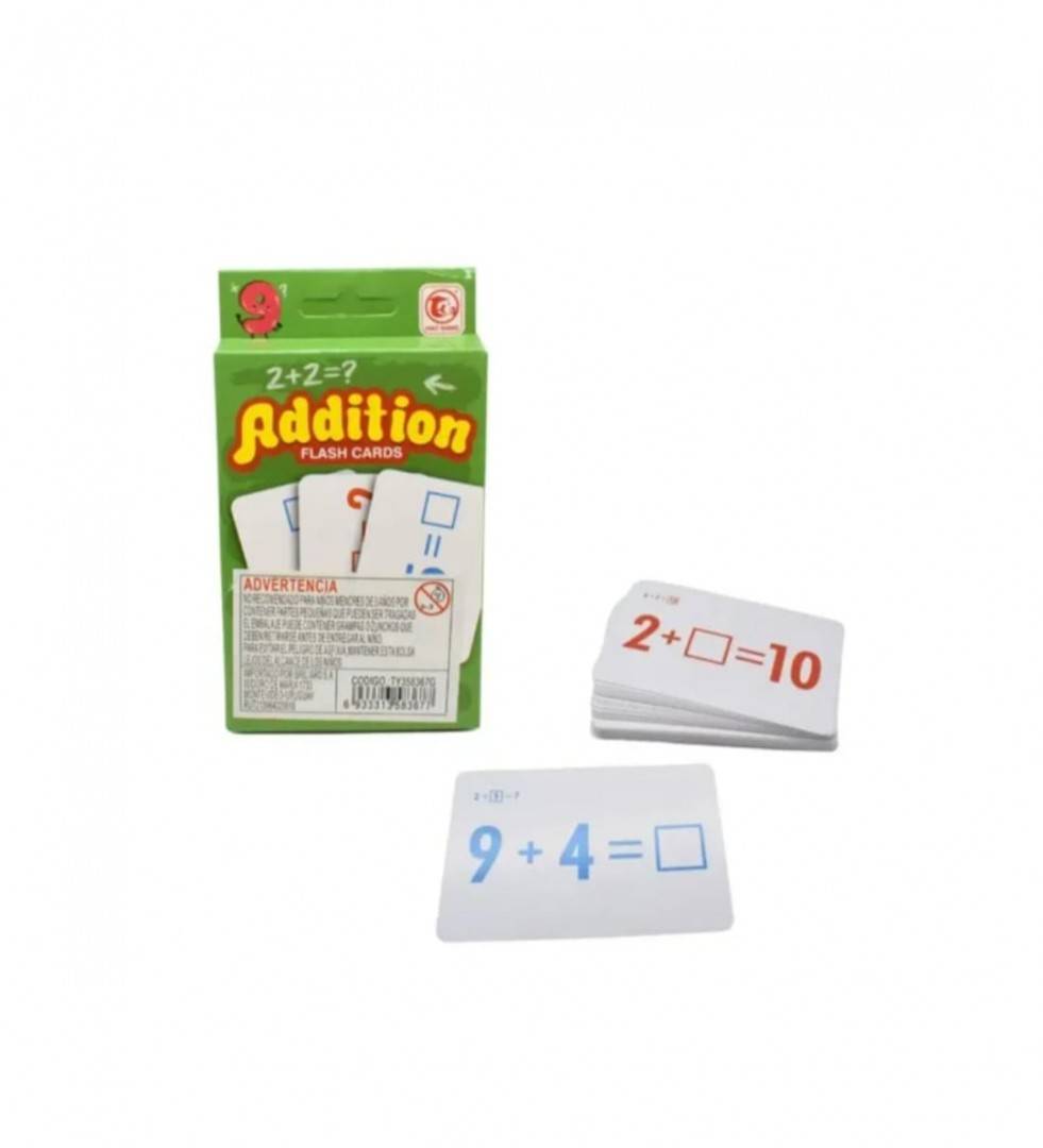 Set 36 de carduri cognitive, Adunarea, multicolor