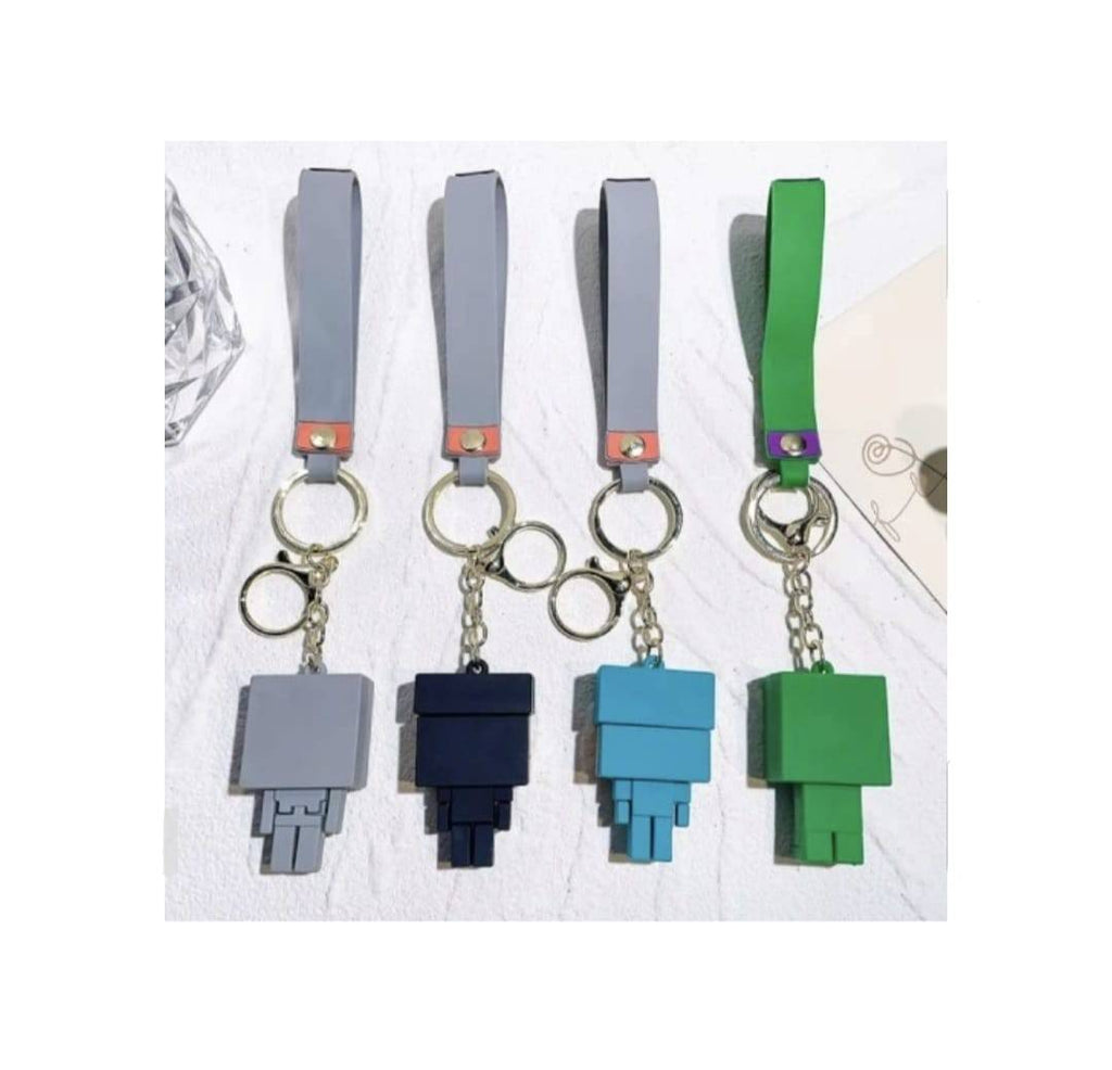 Set 4 Brelocuri, Minecraft, multicolor, 11 cm