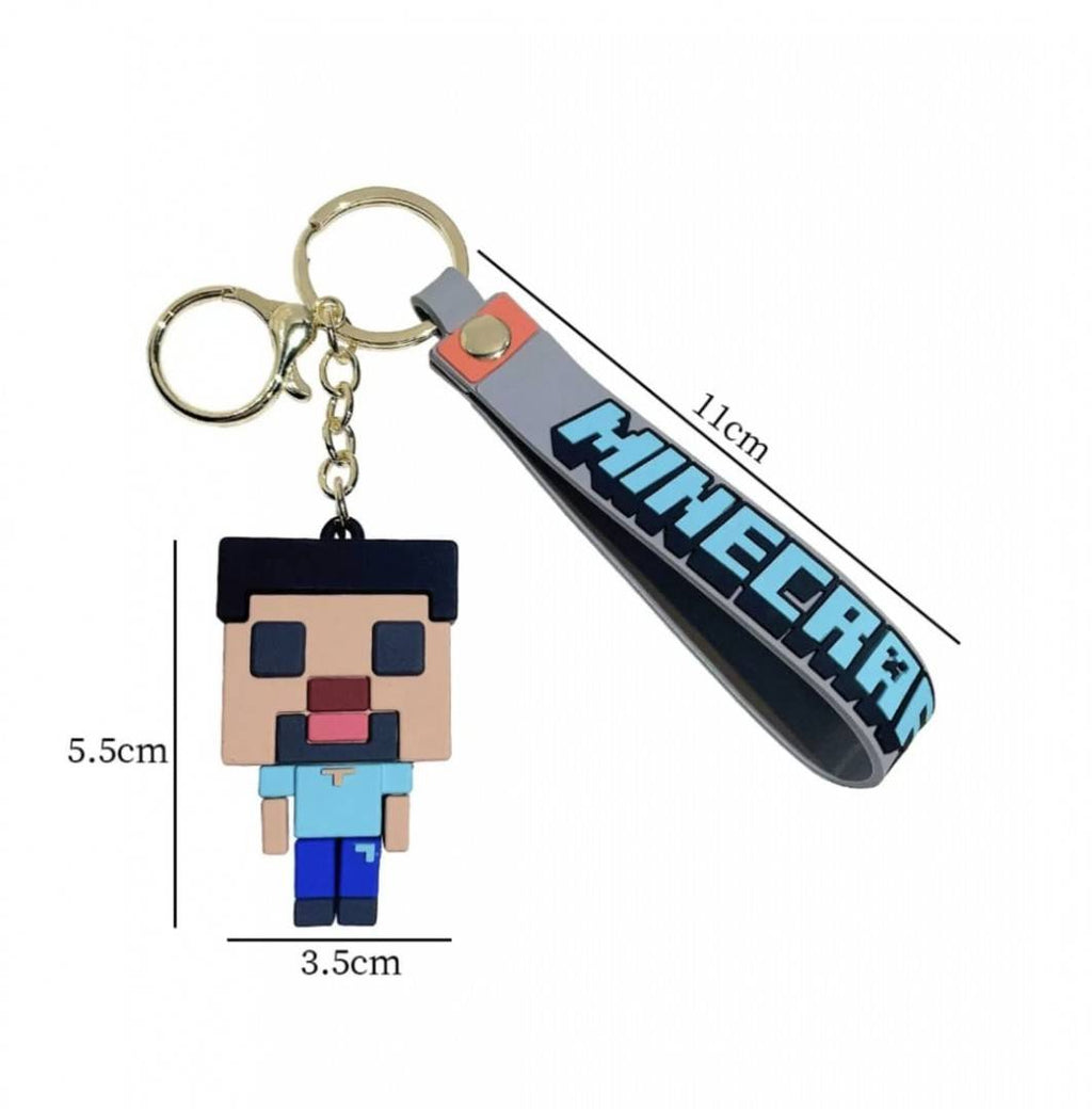 Set 4 Brelocuri, Minecraft, multicolor, 11 cm