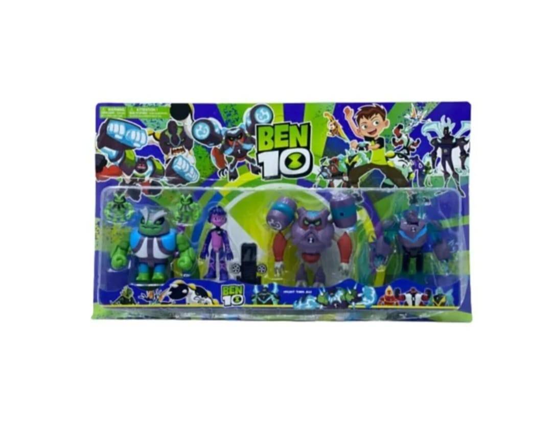 Set 4 Figurine, Ben 10, MASHASHOP, multicolor, 11 cm