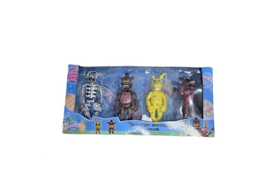 Set 4 figurine FNAF Five Nights At Freddy's, multicolor, 9 cm