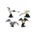 Set 4 Figurine, Pasari Rapitoare, multicolor, 13 cm