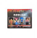 Set 4 Figurine, tip Roblox, albastru/multicolor, 7.5 cm