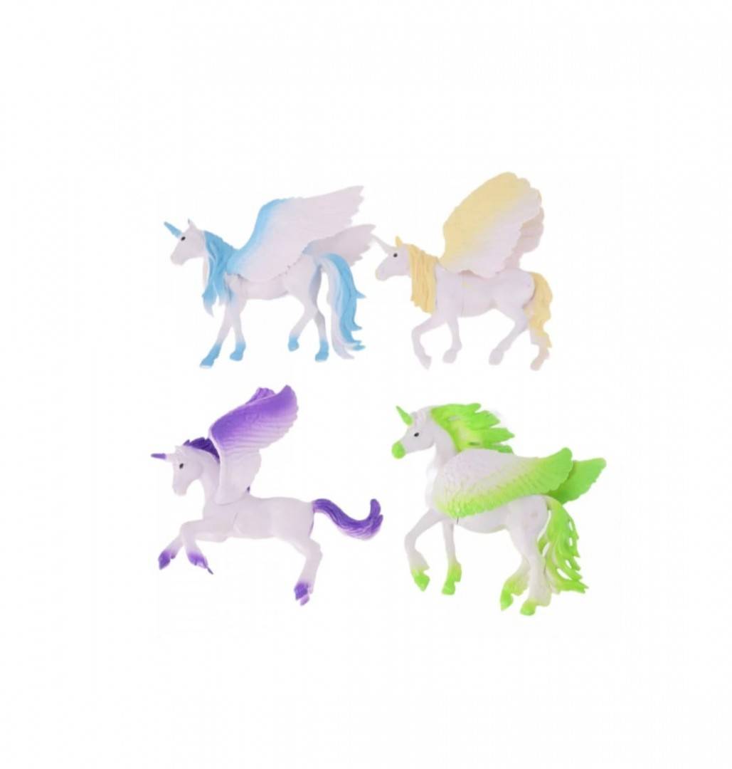 Set 4 Figurine, Unicorni, multicolor, 10 cm