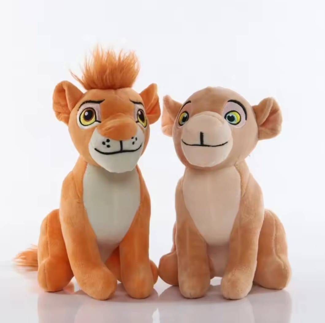Set 4 jucarii de plus, Familia Garda Felina, multicolor, 21 cm - 12 cm