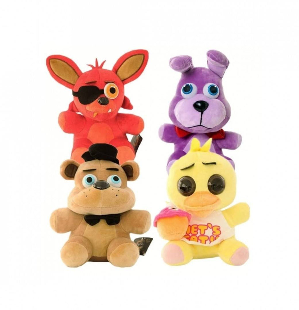 Set 4 jucarii de plus, Five Nights at Freddy,15 cm