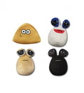 Set 4 jucarii de plus, Pou, multicolor, 21 cm