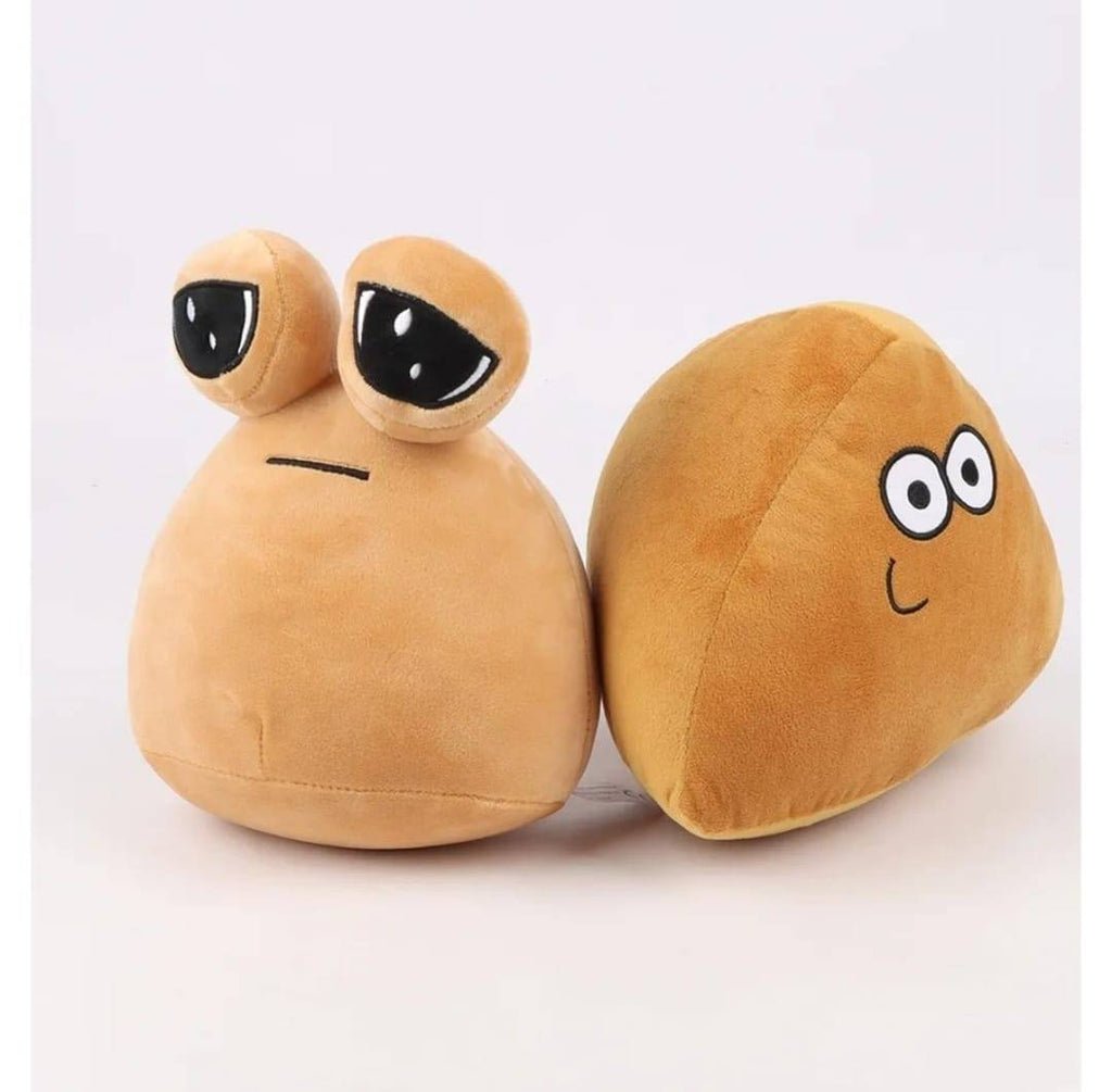 Set 4 jucarii de plus, Pou, multicolor, 21 cm