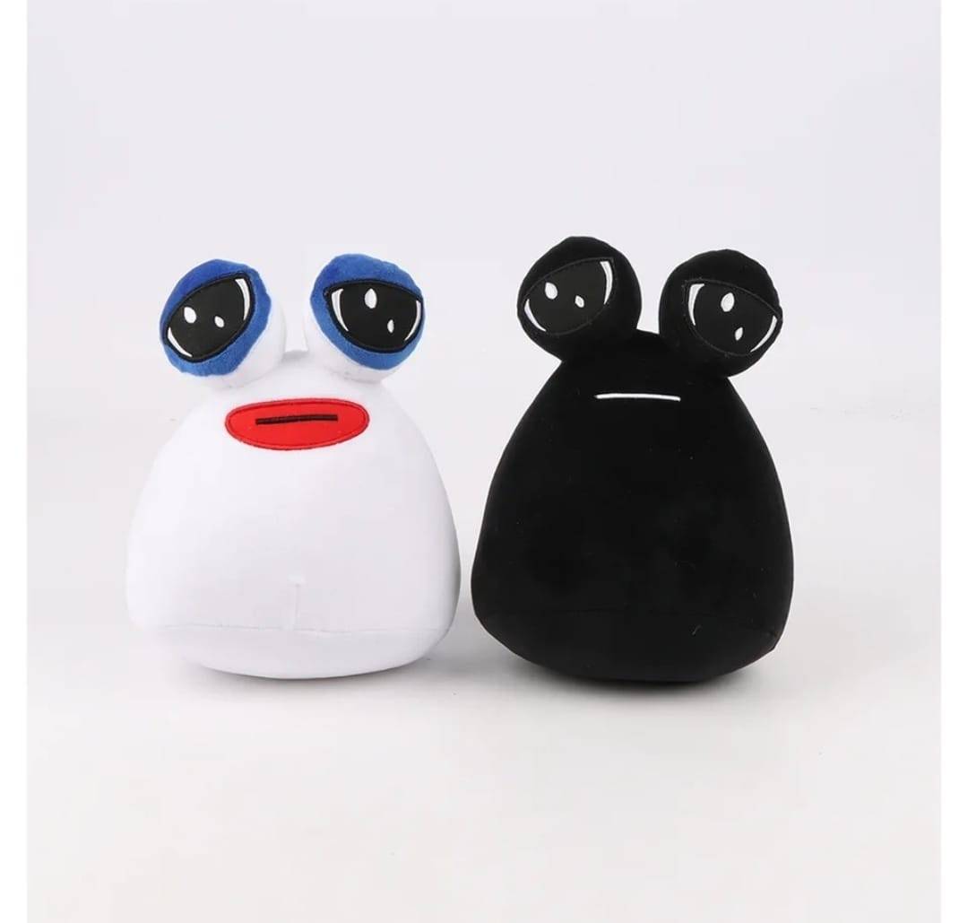 Set 4 jucarii de plus, Pou, multicolor, 21 cm