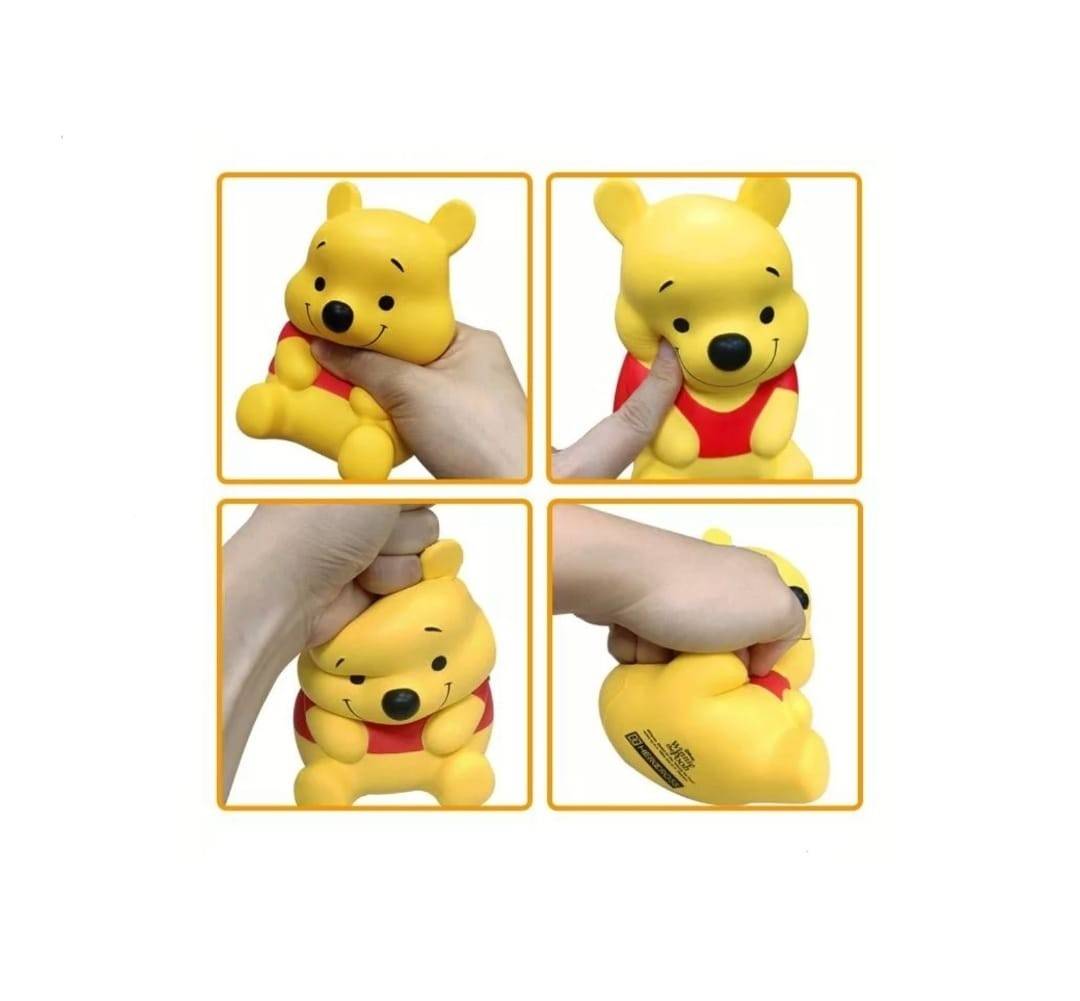 Set 4 Jucarii Squishy, tip Winnie the Pooh, multicolor, 12 cm