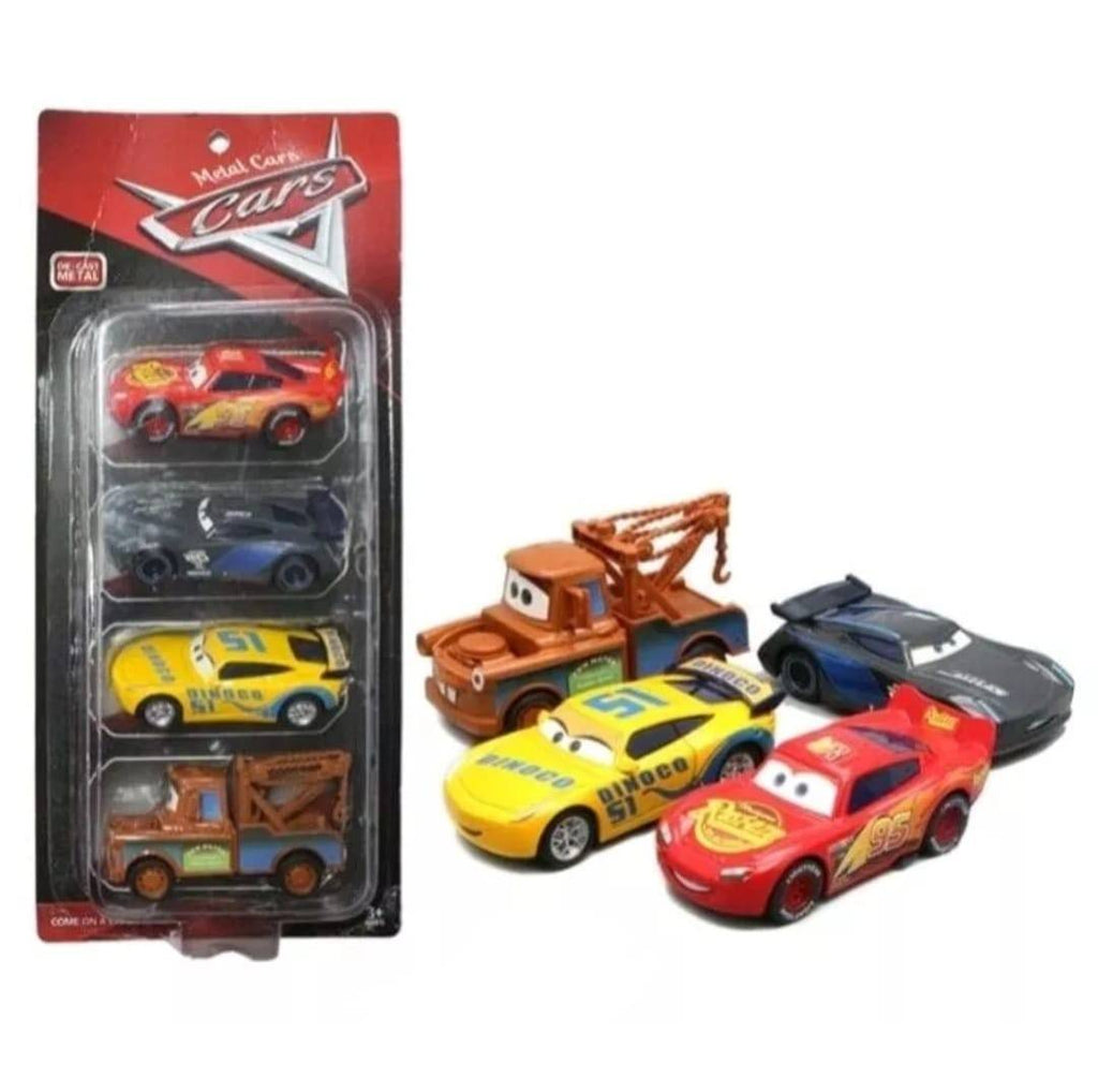 Set 4 Masinute metalice, tip Cars, 8 cm
