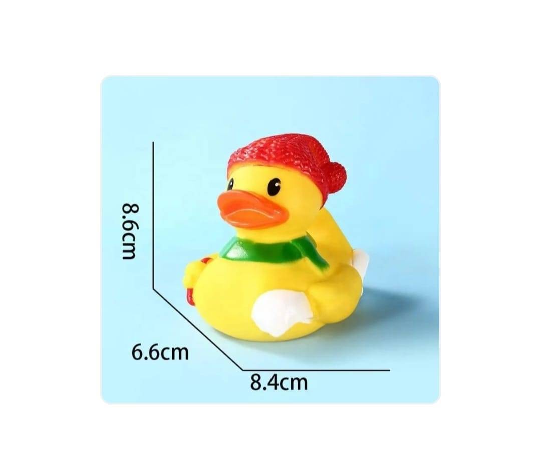 Set 4 Ratuste de baie, stropesc si plutesc, Distractive si Interactive, multicolor, 8 cm