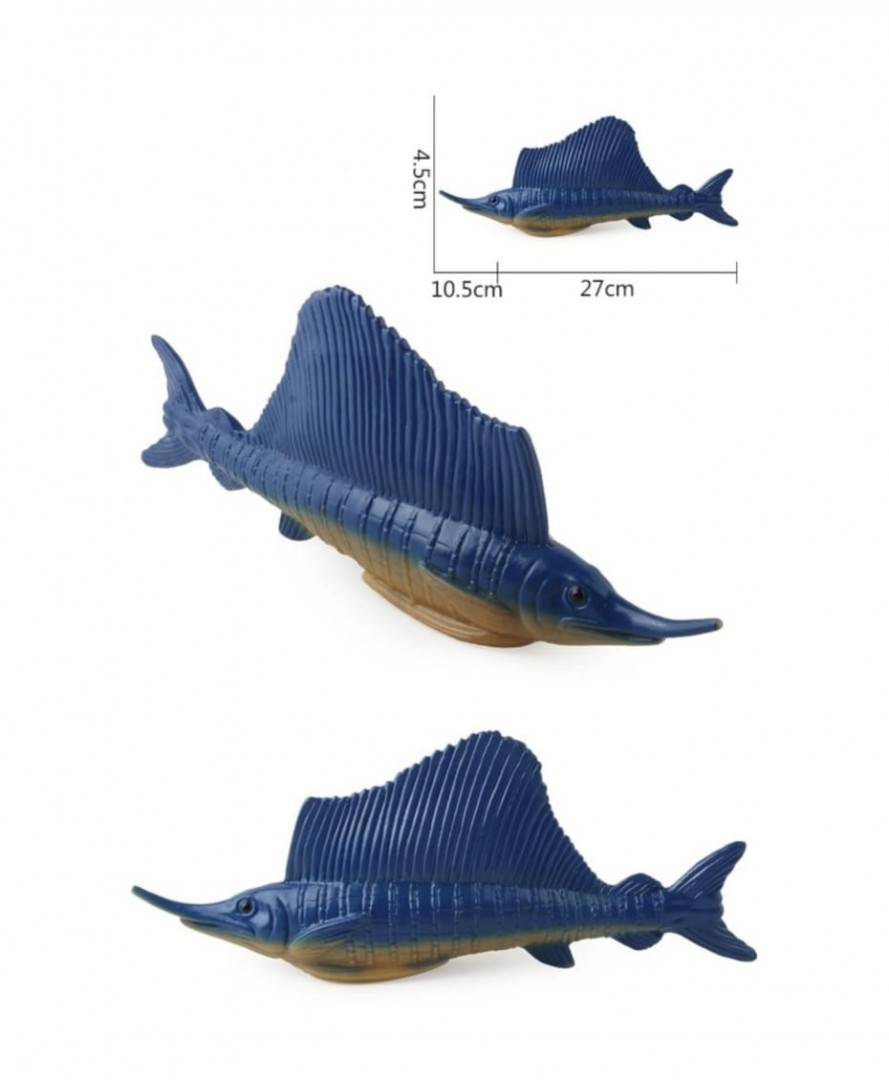 Set 5 figurine Animale Marine , multicolor , 23 cm