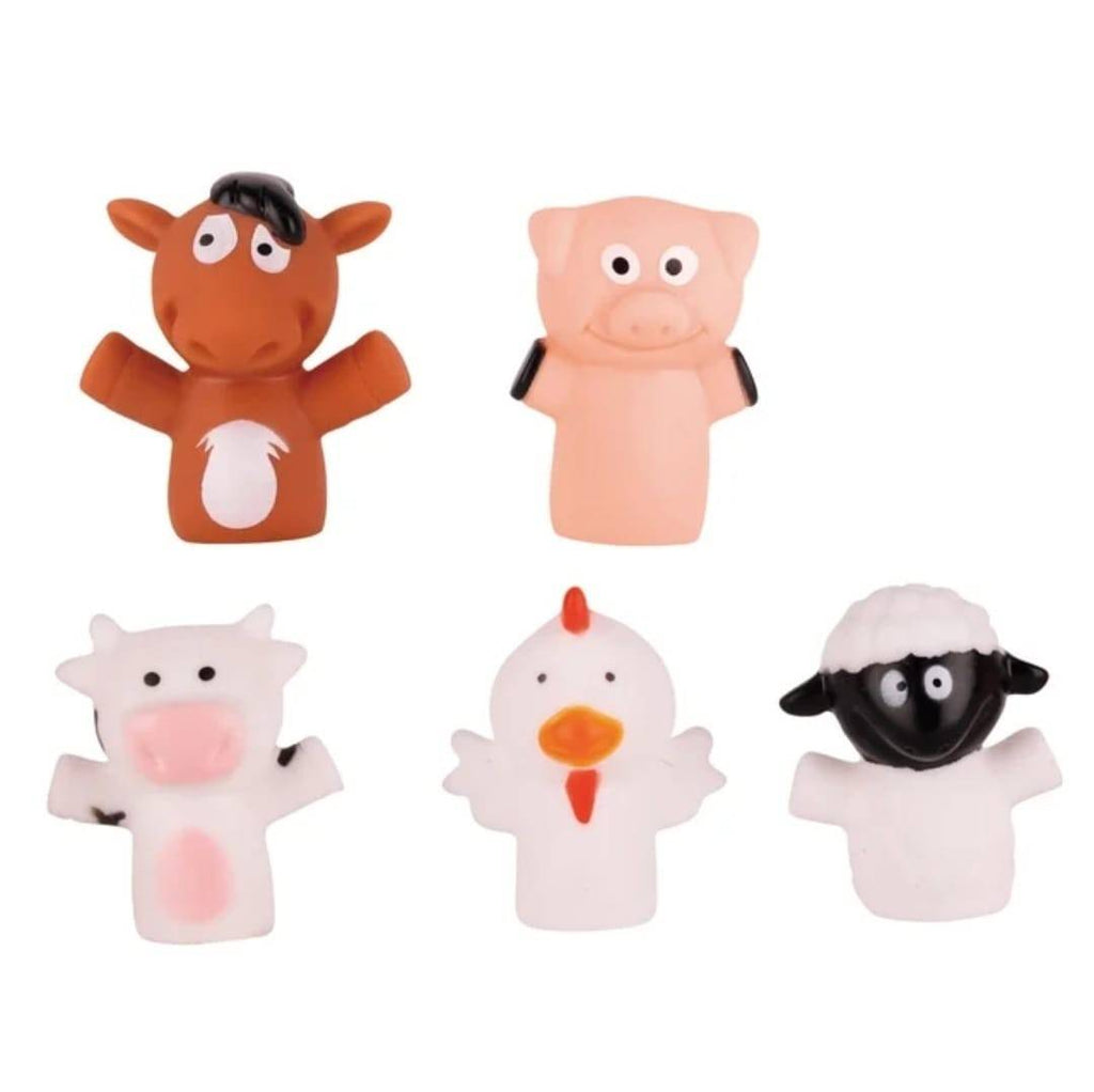 Set 5 Figurine Animalute Domestice, Finger Puppet, multicolor