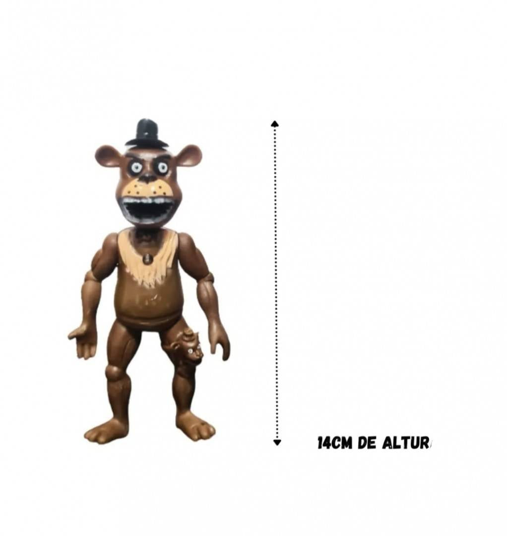 Set 5 Figurine Freddy, prietenii lui Bonnie, multicolor, 14 cm