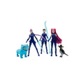 Set 5 figurine K Pop Demon Hunters, Derpys, Tiger, Rumi, Mira, Zoey, accesorii, multicolor, 11.5 cm