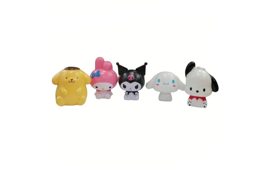 Set 5 Figurine Kuromi, multicolor, 7 cm - 9 cm