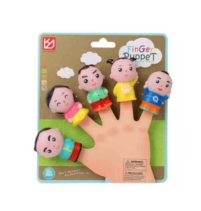 Set 5 Figurine mascote pentru degete , Finger Puppet
