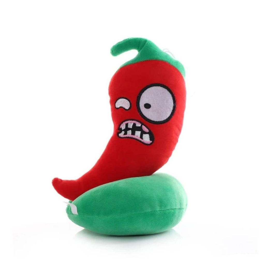 Set 5 Jucarii de Plus, Plants Vs Zombies, multicolor, 19 cm