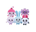 Set 5 Mascote cu ventuza, plus, multicolor, 20 cm