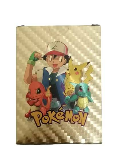 Set 55 Cartonase Pokemon, auriu