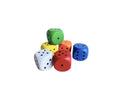 Set 6 cuburi din spuma MASHASHOP, multicolor, 6x6cm