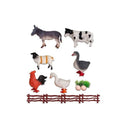 Set 6 Figurine, Animale Domestice, 5 accesorii, multicolor, 9 cm